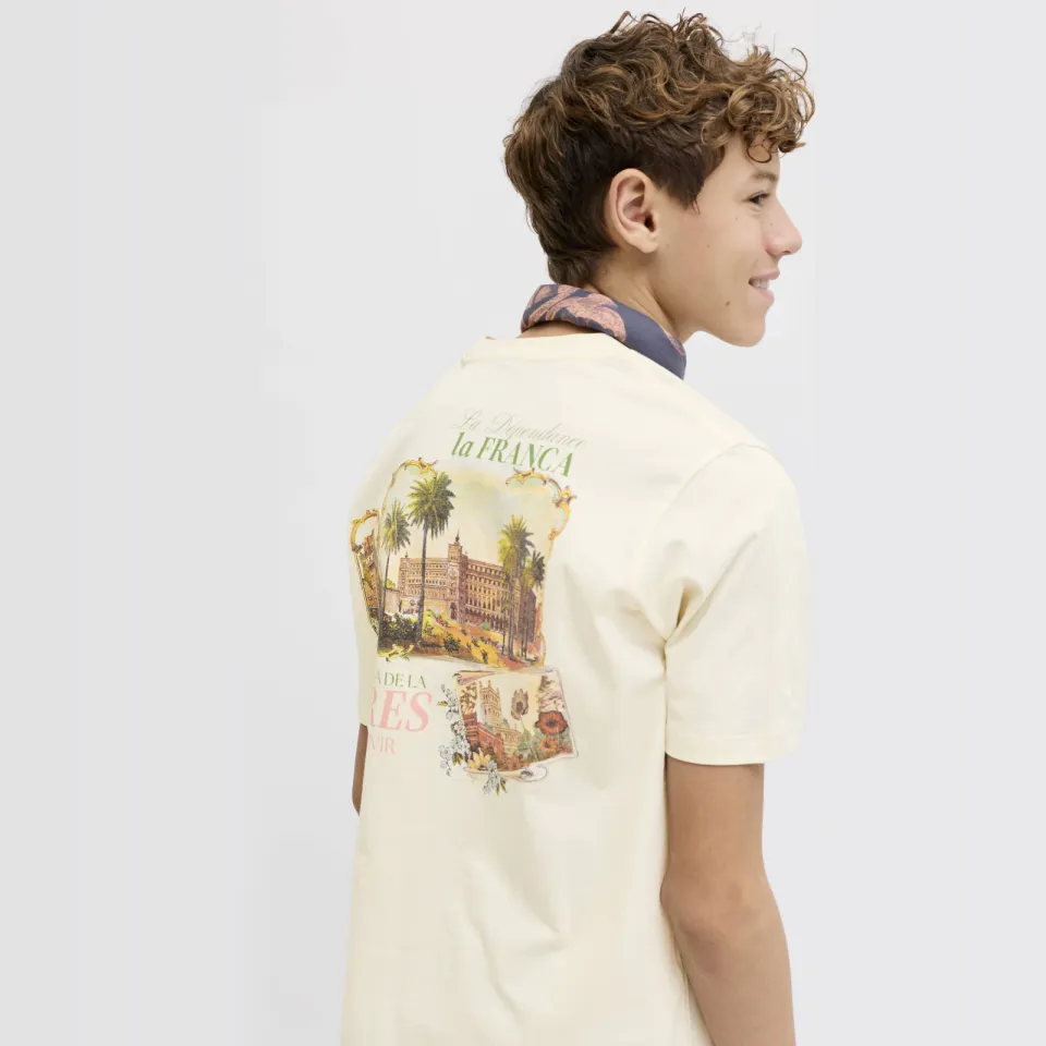 Jack & Jones Junior JORPARADISE T-shirt ecru, foto 6