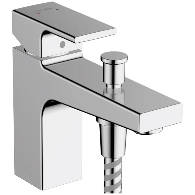 Hansgrohe Bad en Douchemengkraan HansGrohe Vernis Shape Eengreeps Monotrou Zinc Chroom