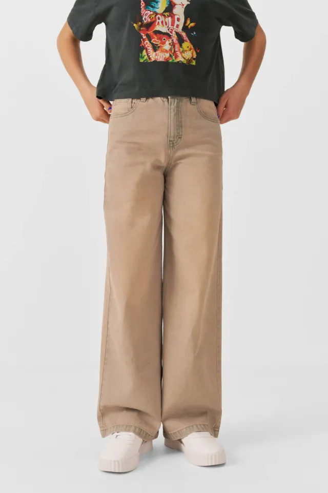 Coolcat wide leg jeans Lola overdye