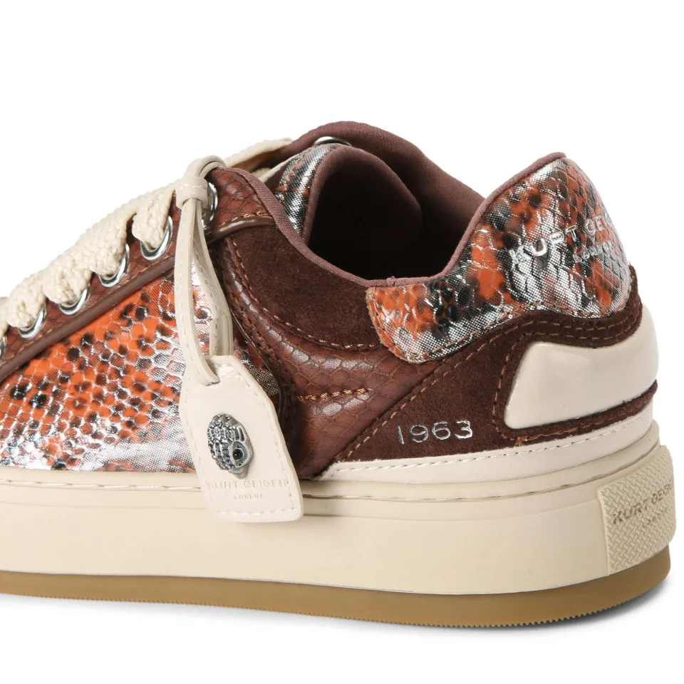 Kurt Geiger Tag leren sneakers - bruin, foto 8
