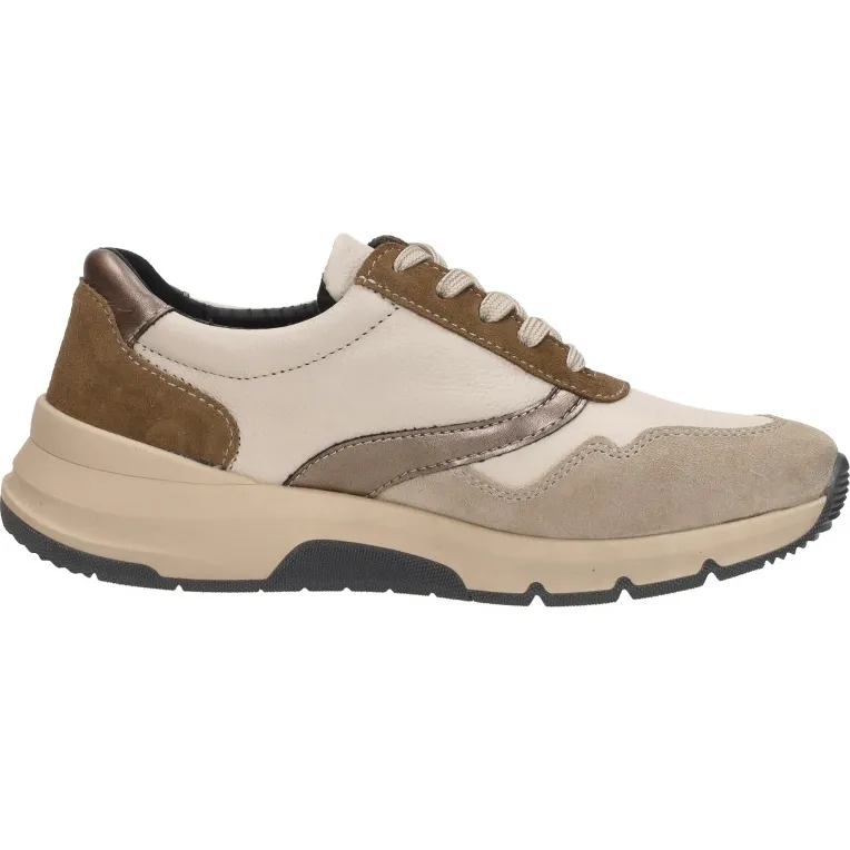 Sub55 Comfort Collection Jasmin 07 lage sneakers beige