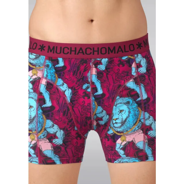 Muchachomalo Heren 3-pack Boxershorts roze, foto 2