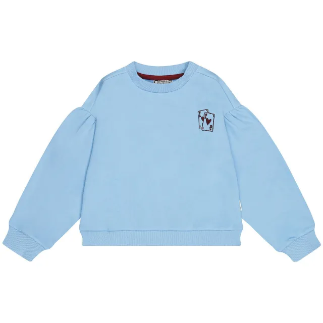 Tumble 'n Dry sweater met borduursels en backprint - blauw, foto 2