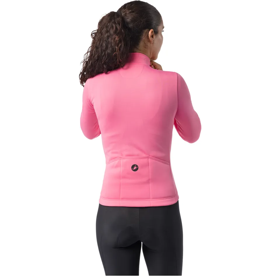 Castelli Sinergia 3 fietsshirt lange mouw roze, foto 3