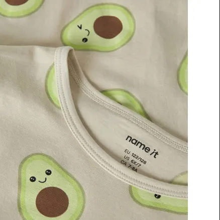 NAME IT KIDS pyjama met all-over print beige/groen, foto 5
