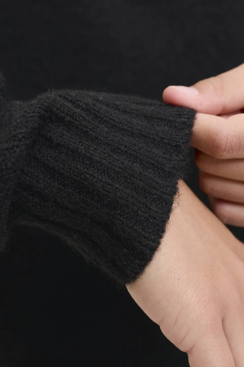 Jack & Jones JUNIOR gebreide trui met wol - zwart, foto 5