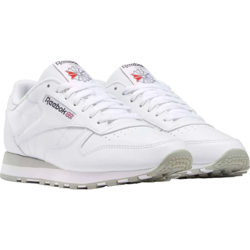 Reebok Classic leren sneakers - wit/grijs