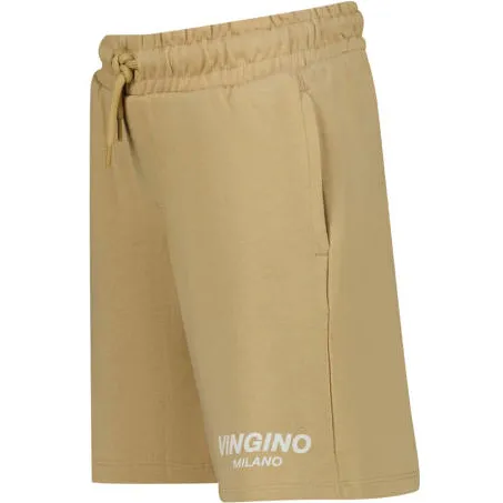 Vingino relaxed joggingshort met logo zand, foto 3