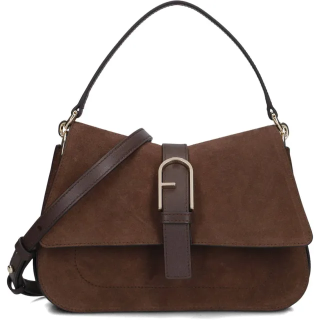 Furla Flow M schoudertas bruin