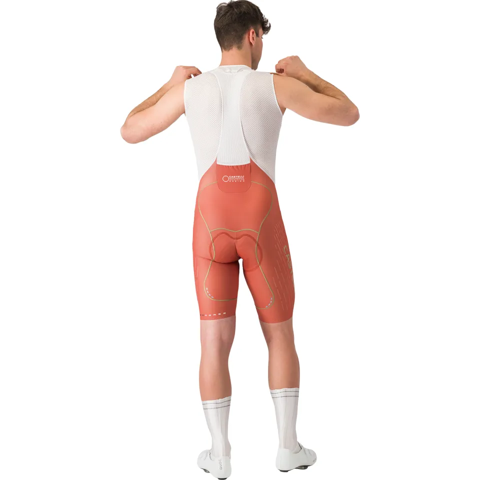 Castelli Free Aero Race S Kit fietsbroek met bretels roze, foto 2