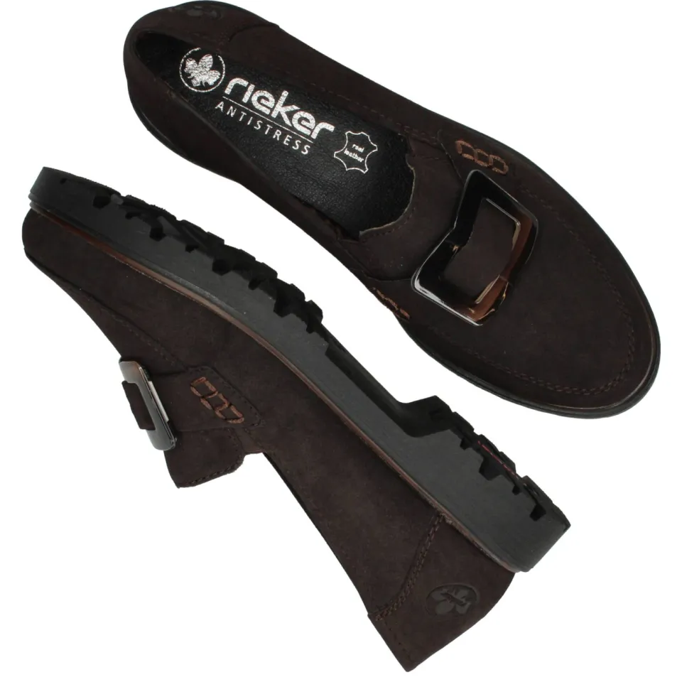 Rieker mocassin donkerbruin, foto 7