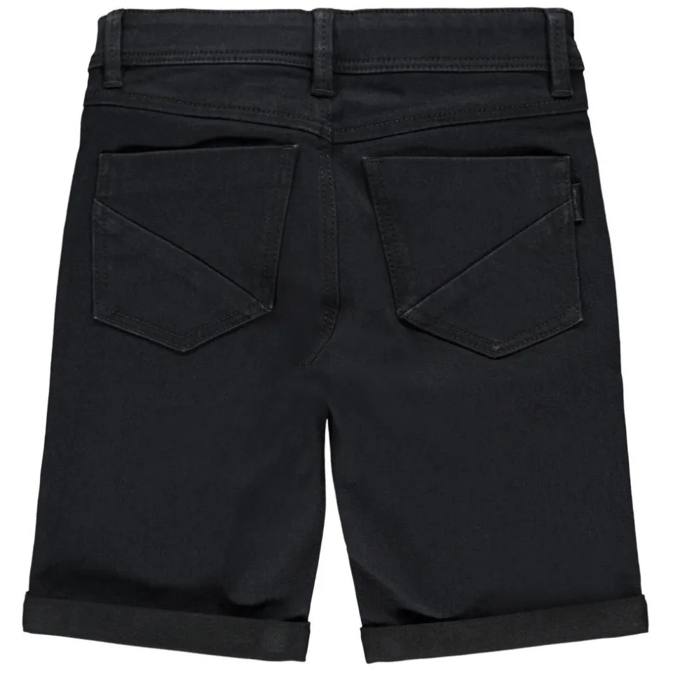 NAME IT slim fit jeans bermuda NKMSOFUS zwart, foto 4