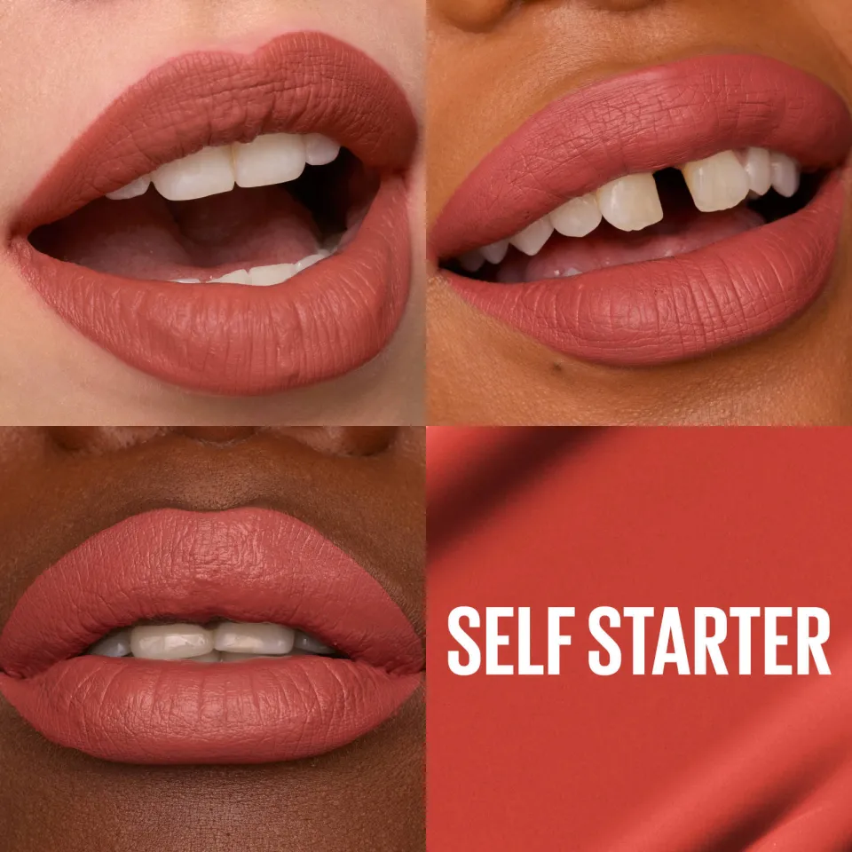 Maybelline New York Super Stay Matte Ink 130 Self-Starter lippenstift rood, foto 5