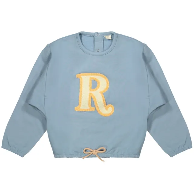 Riffle Amsterdam sweater met print - lichtblauw, foto 2