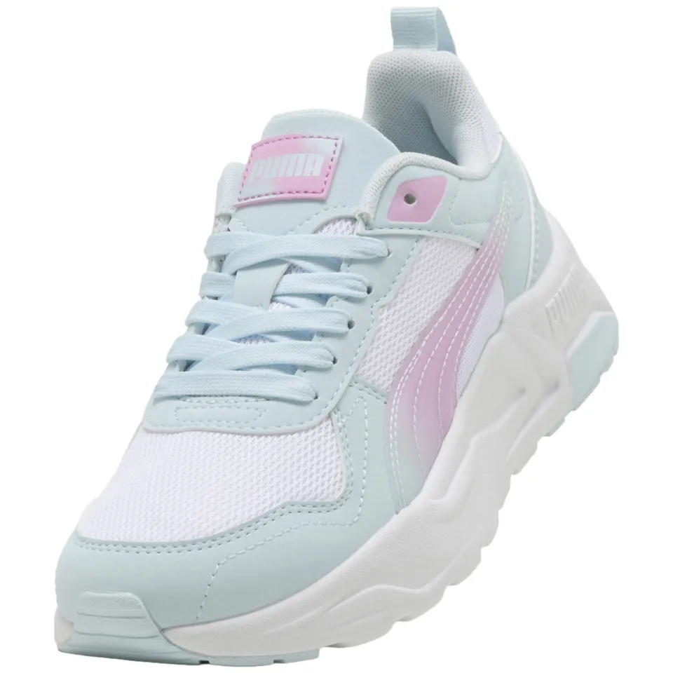 Puma Trinity mesh sneakers - wit/aqua, foto 4