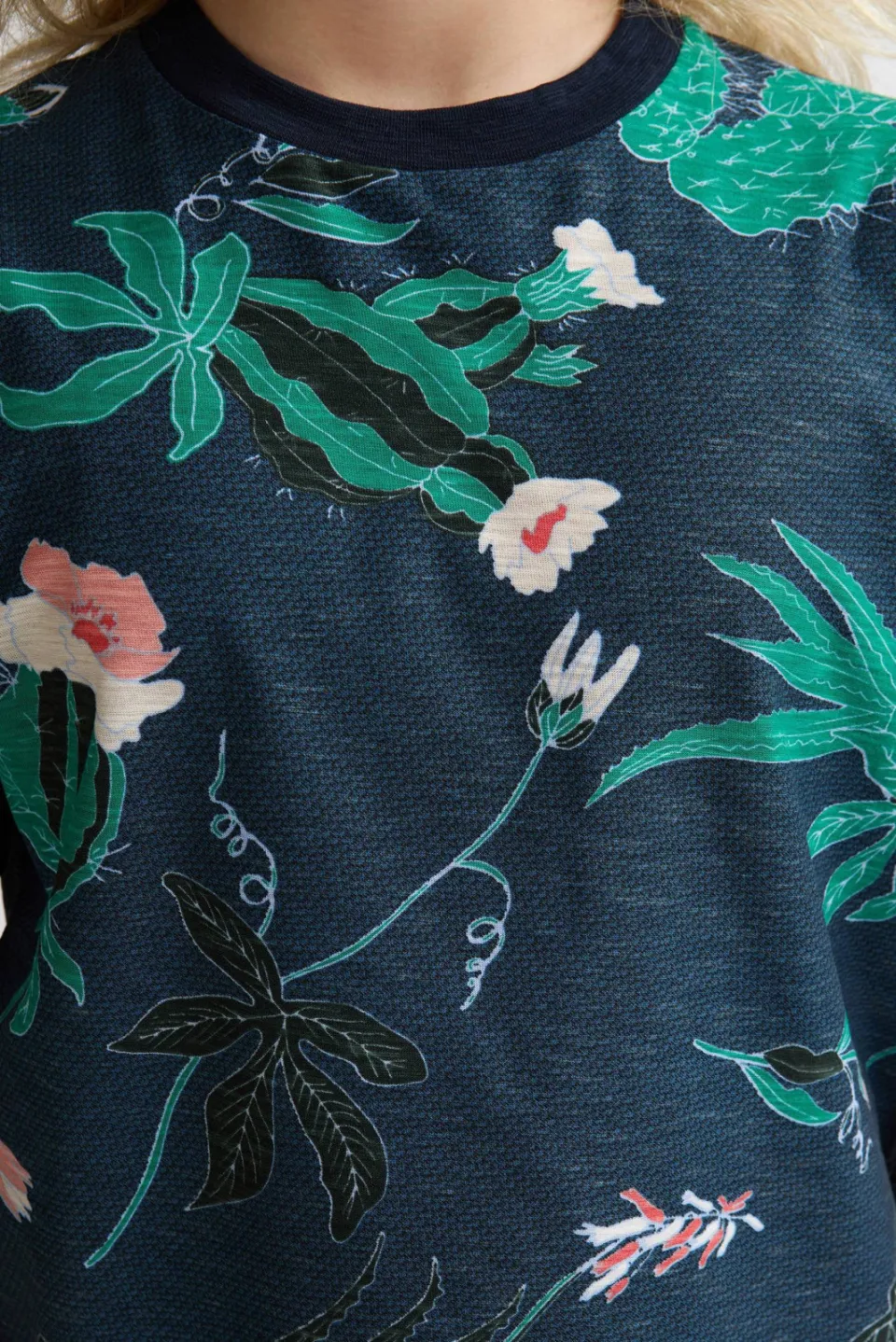 Petrol Industries T-shirt donkerblauw all-over print, foto 8
