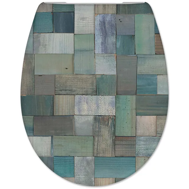 Cedo Toiletzitting Cedo Mosaic Softclose Mozaiek Veelkleurig Blauw