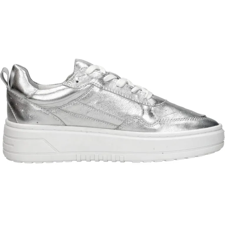 Sub55 lage sneakers zilverkleur