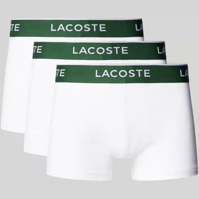 Lacoste boxershort 3-pack wit