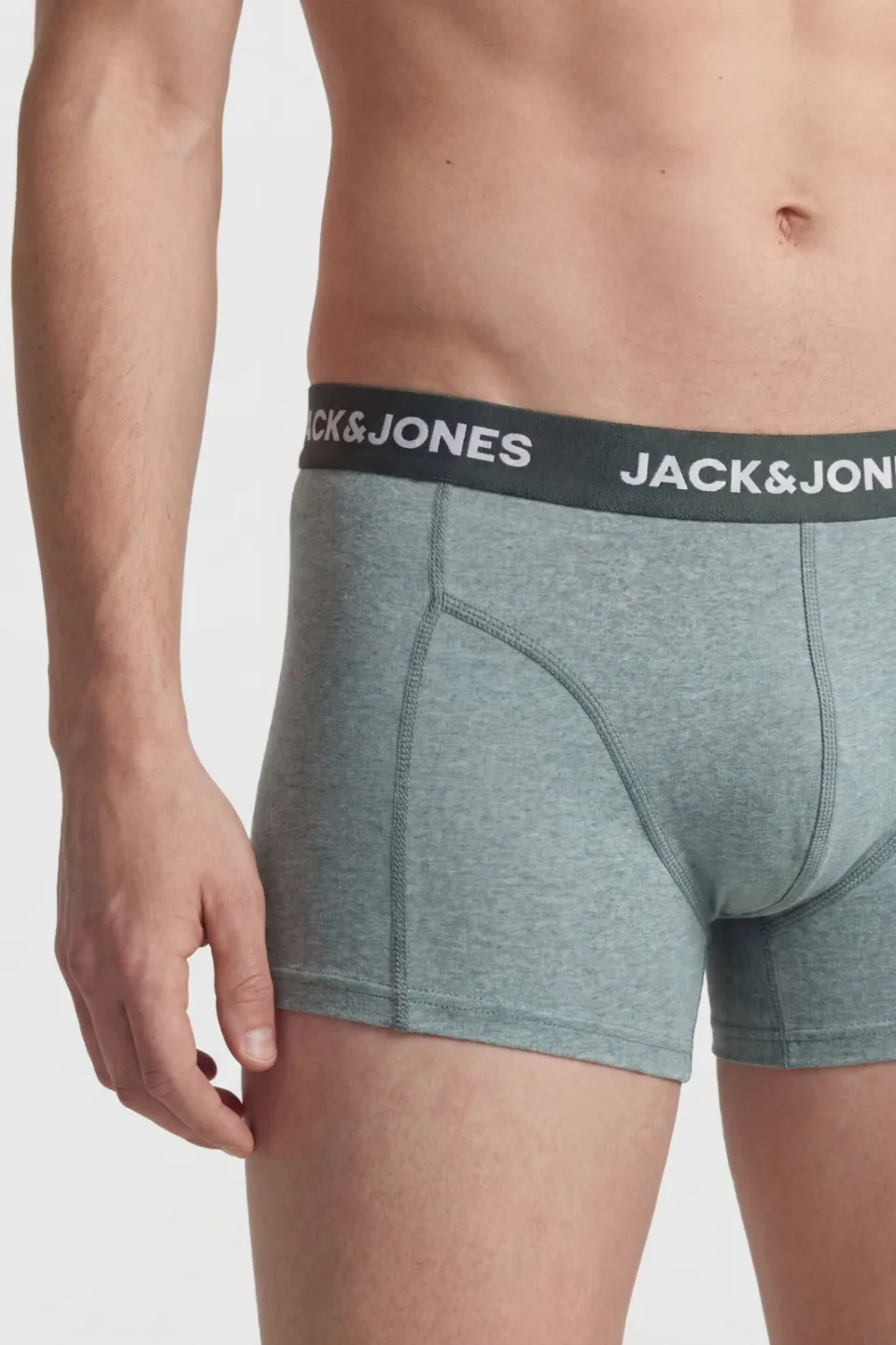 Jack & Jones boxershorts - groen/donkergroen (set van 3), foto 4