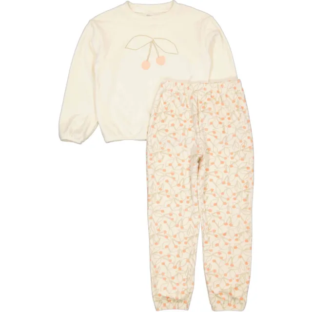Quapi pyjamaset met all over print ecru, foto 2