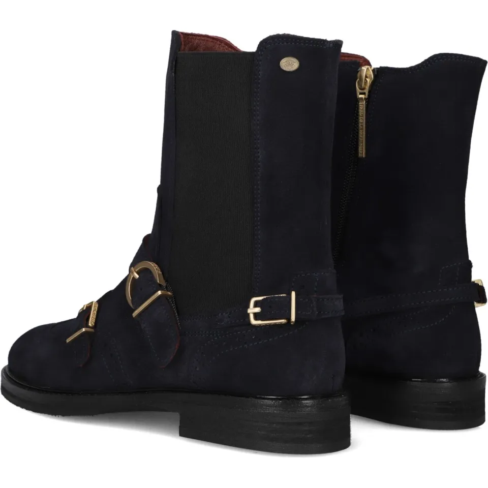 Fred de la Bretoniere Boots Paris Edane Donkerblauw, foto 3
