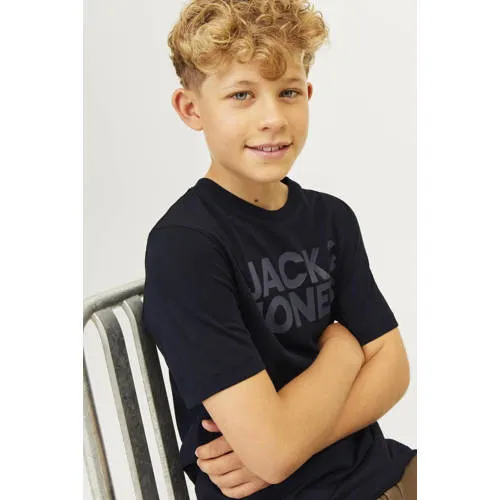 Jack & Jones T-shirt JJECORP zwart, foto 3