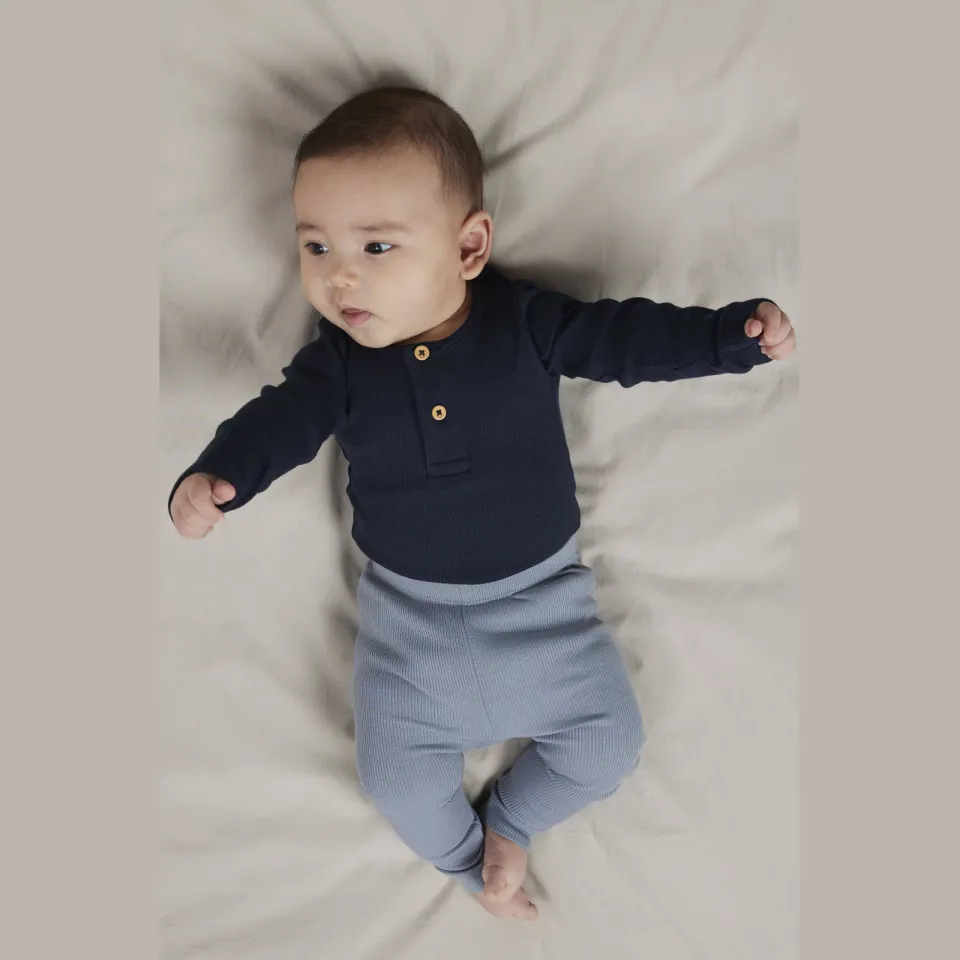 NAME IT BABY skinny babybroek blauw Tradewinds
