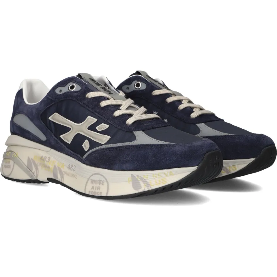Premiata Moerun sneaker blauw, foto 3