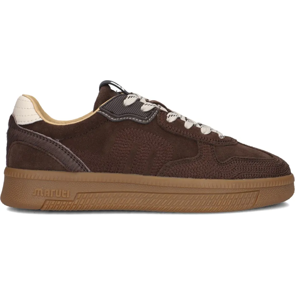 Maruti Yale Embroidery lage sneakers bruin, foto 3