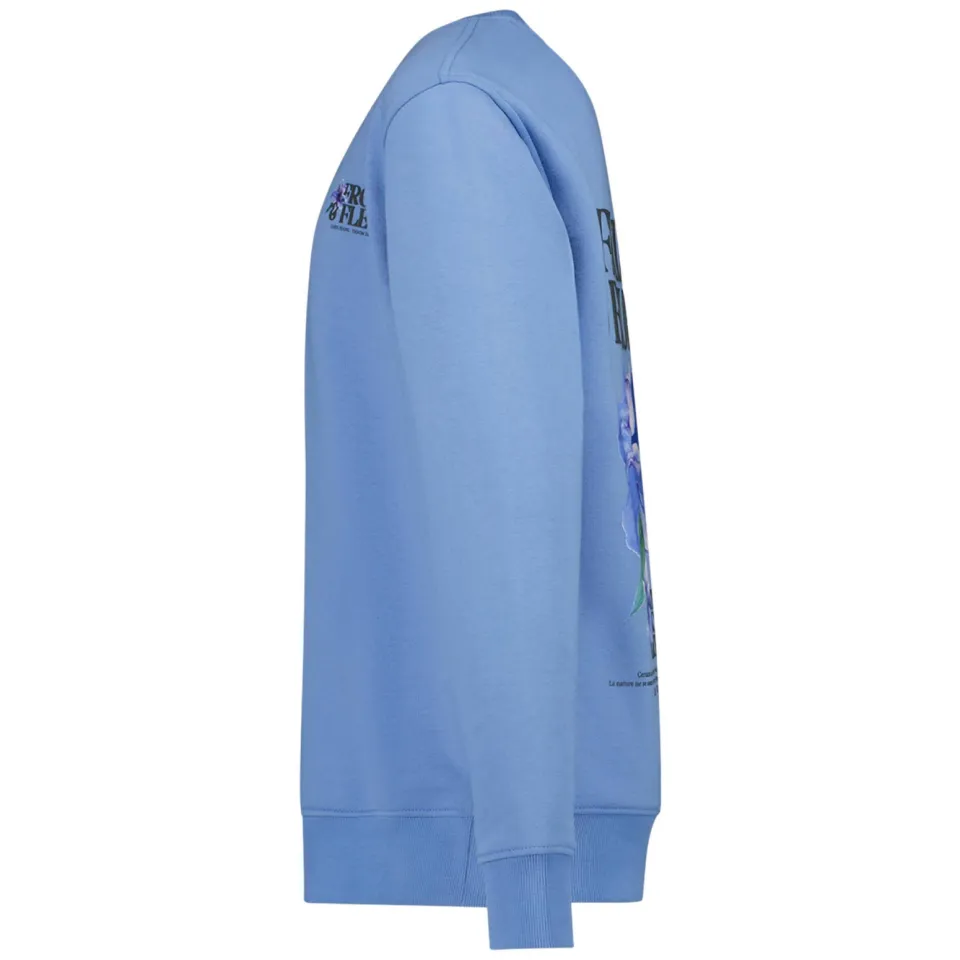 Cars oversized sweater met backprint grijsblauw, foto 4