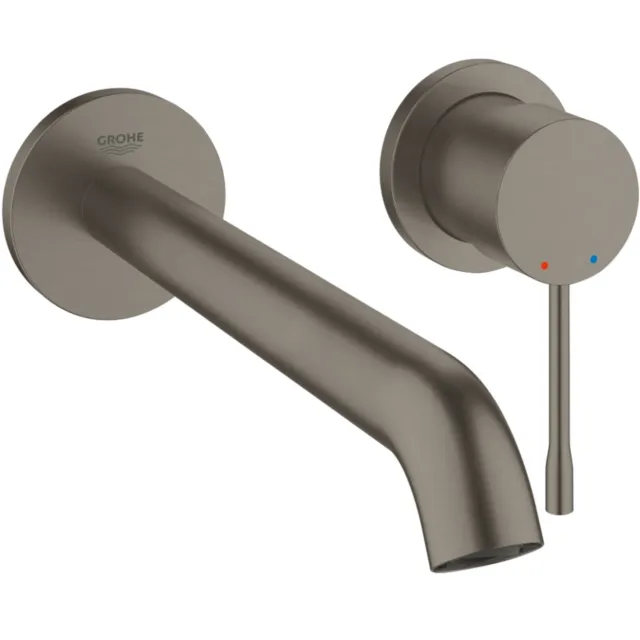 Grohe Essence New inbouwwastafelkraan hard graphite geborsteld