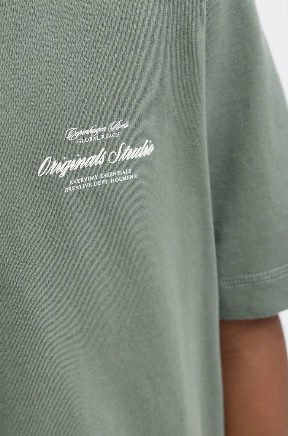 Jack & Jones JORNORREBRO t-shirt met backprint groen, foto 7