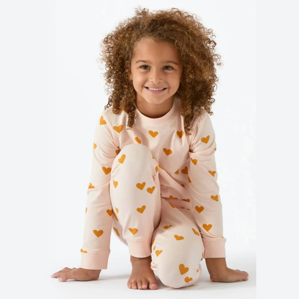Little Label pyjama met hartjes roze/goud, foto 7