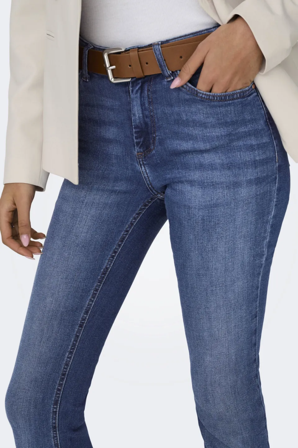Only flared jeans ONLBLUSH dark denim, foto 6