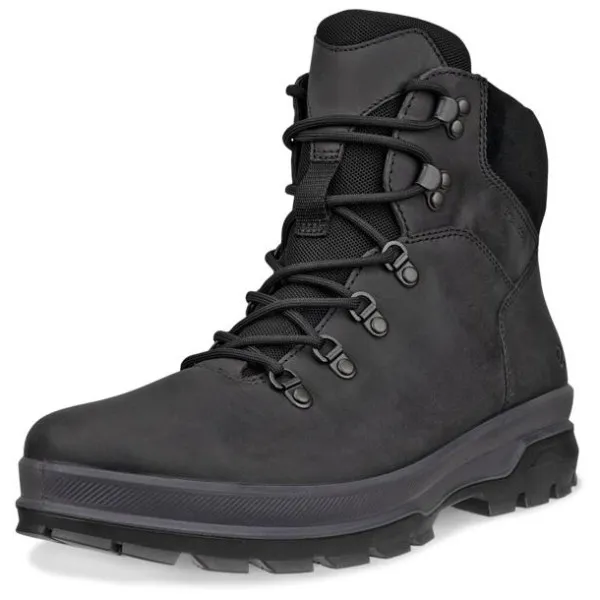 Ecco Rugged Track hoge wandelschoen zwart Grijs