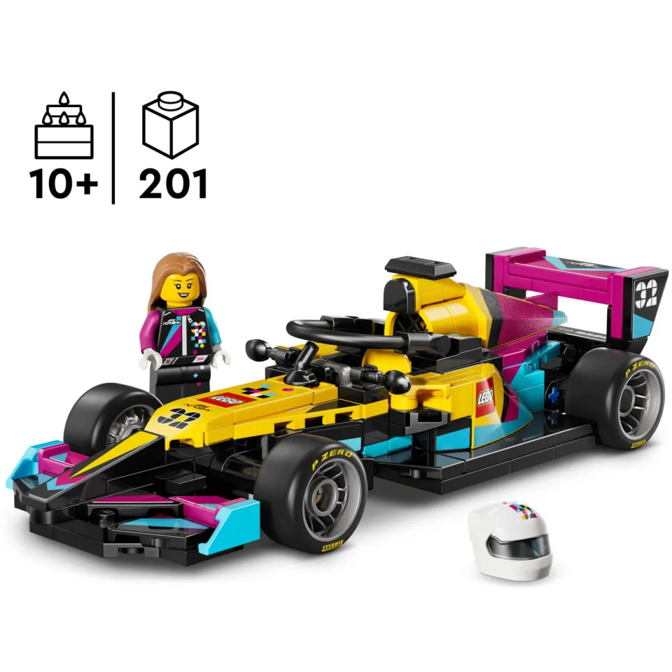 Speed Champions F1 ACADEMY LEGO racewagen Speelgoed 77258, foto 4