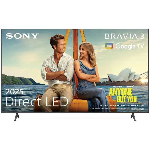 Sony K85s35bp.cei (bravia 3) - Ultra Hd 4k Led-tv 85 Inch 2025 zwart