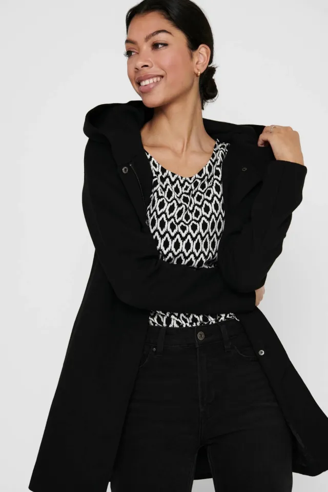 Only ONLSEDONA mantel zwart Black