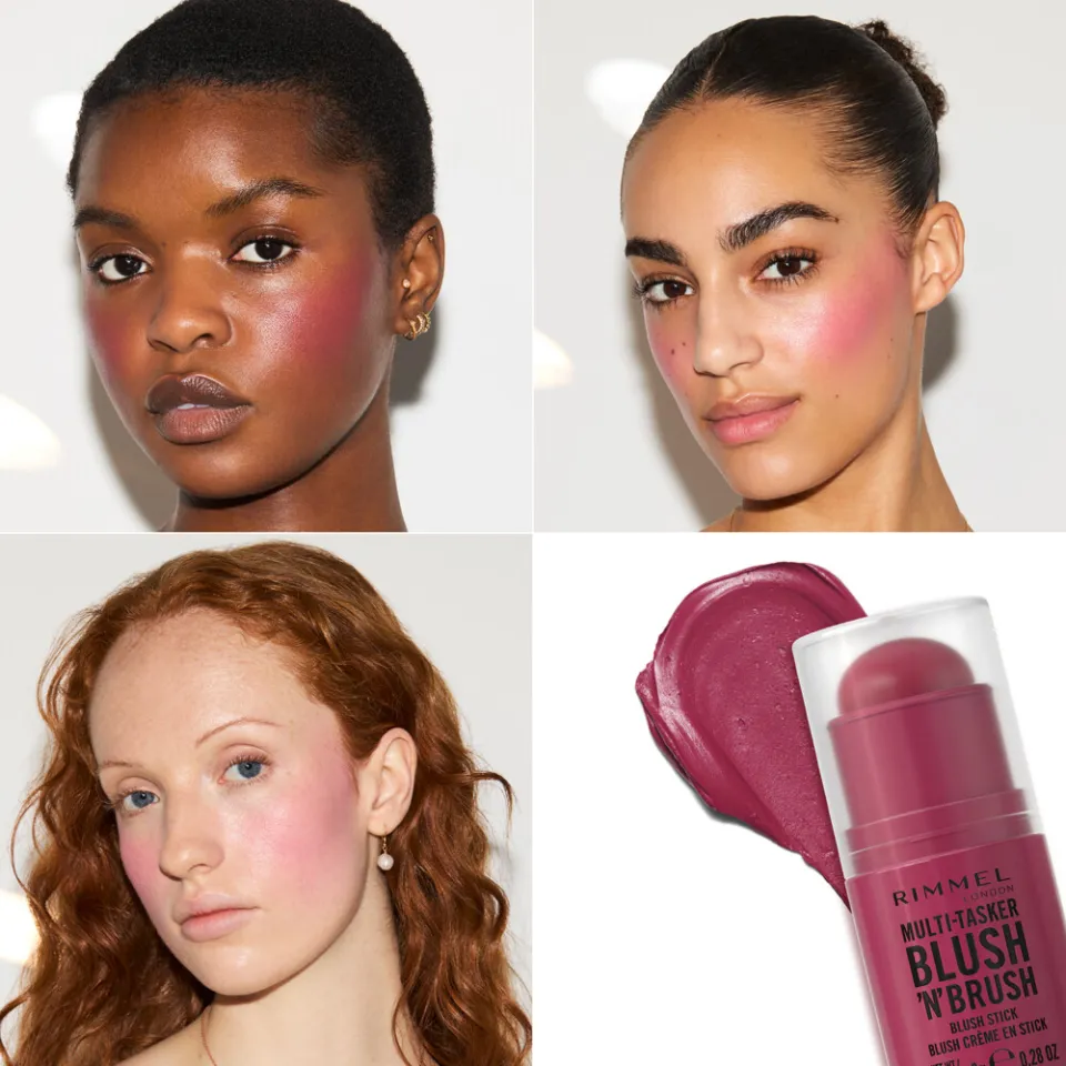 Rimmel London Multi-Tasker Blush'N'Brush blushstick 200 Fushia Glam, foto 4
