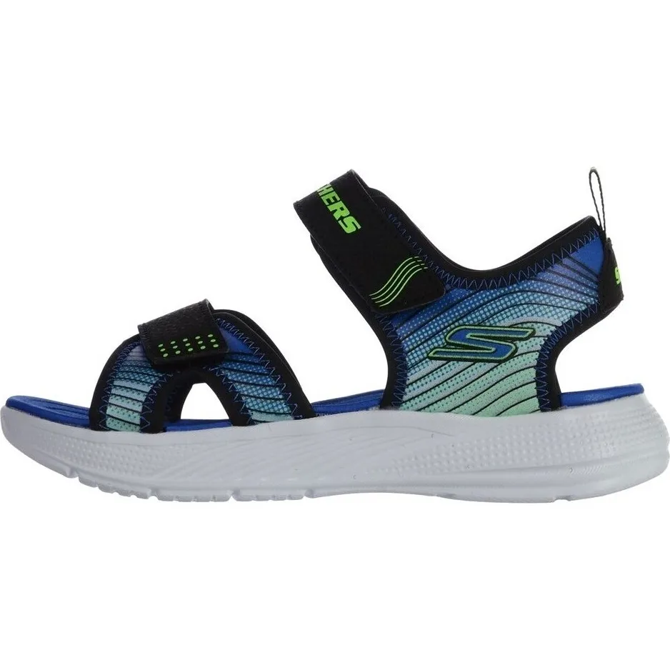Skechers Microspeck-Splash sandalen blauw, foto 2