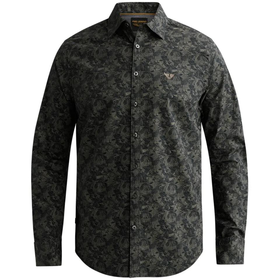 PME Legend regular fit poplin casual overhemd met print - salute, foto 2