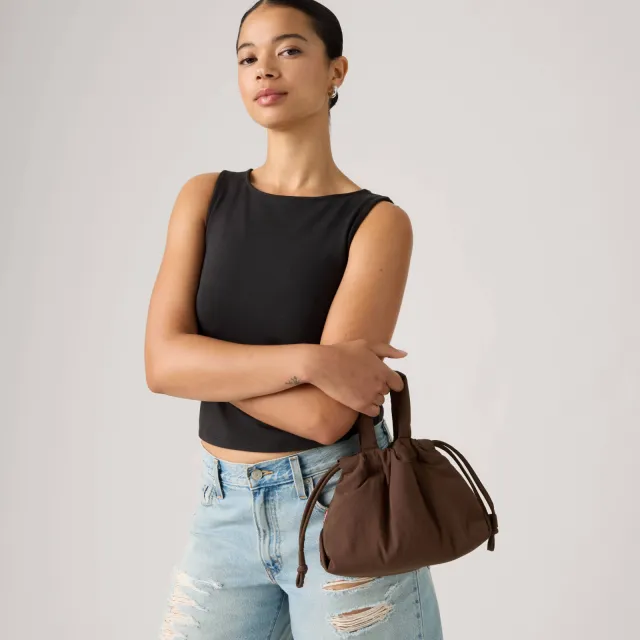 Levi's handtas Small Casey donkerbruin bruin, foto 2