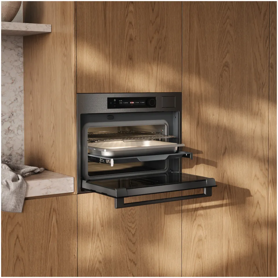 Atag CS8412D inbouw combi-stoomoven zwart, foto 2