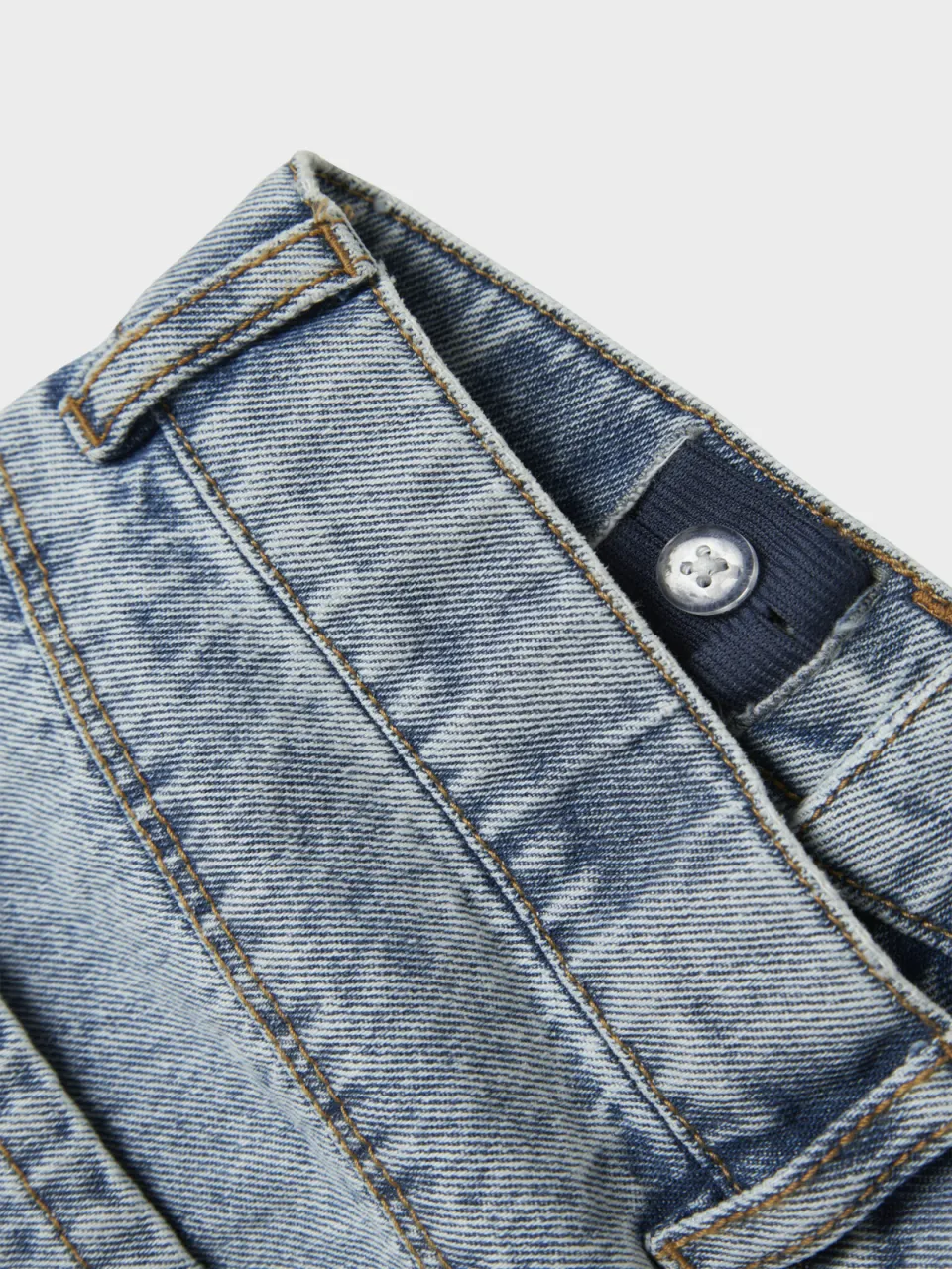 NAME IT KIDS baggy jeans light blue denim, foto 4