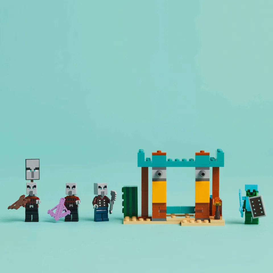 Lego Minecraft De Illagers in de woestijn gamingset voor kinderen 21267, foto 6