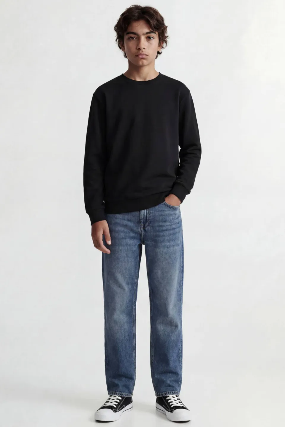 Jack & Jones JUNIOR sweater JJEBRADLEY zwart, foto 7