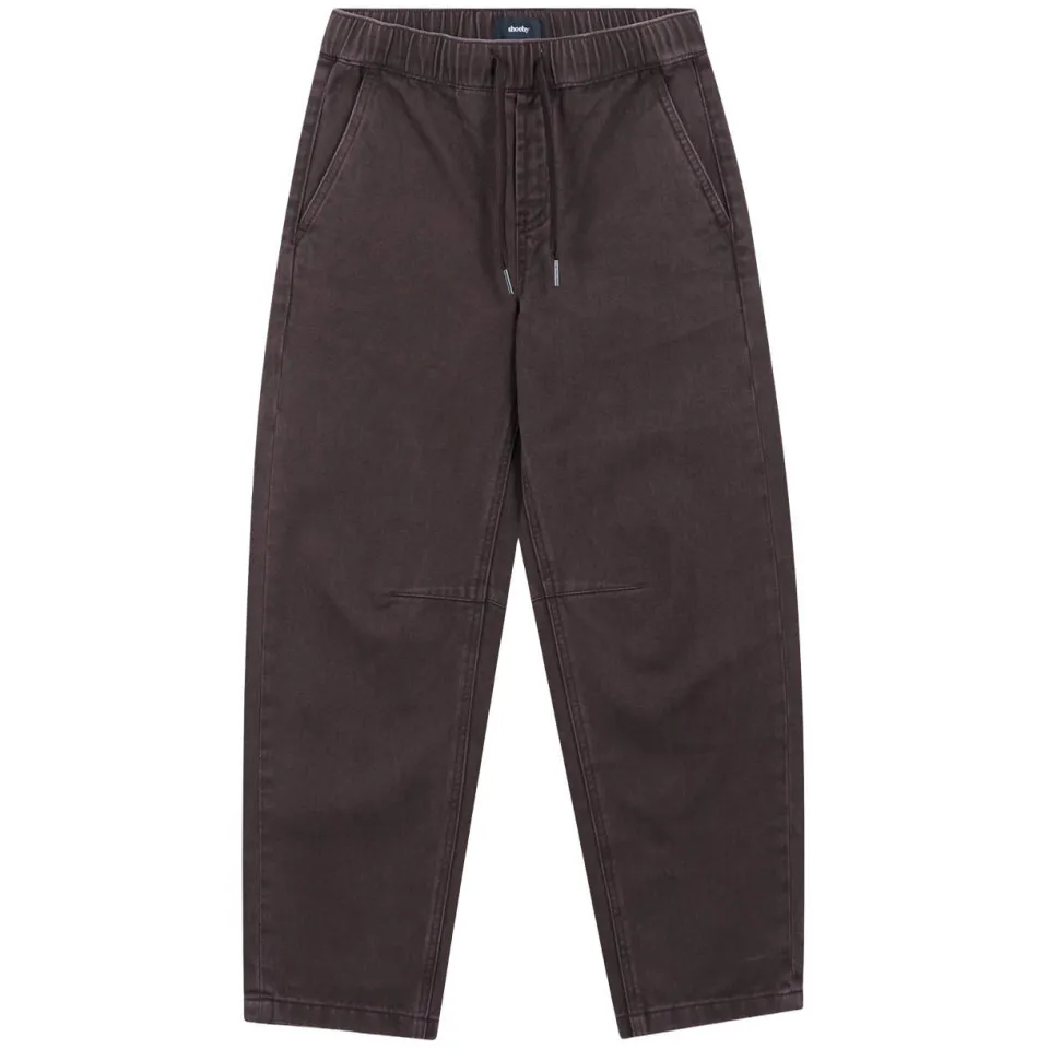 Shoeby casual broek donkerbruin, foto 2