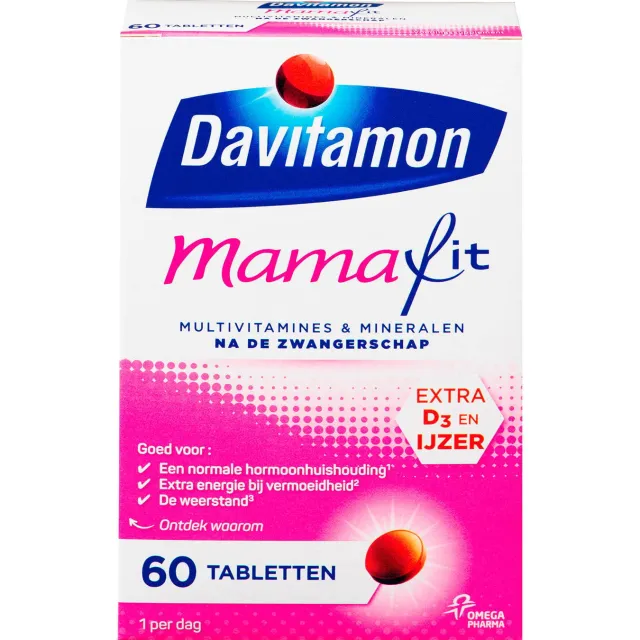Davitamon Mamafit tabletten - na de zwangerschap - 60 stuks