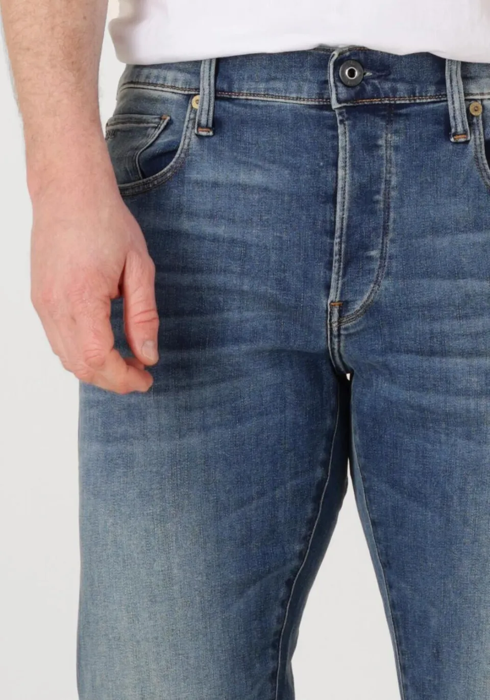G-Star Raw Heren Jeans 3301 Slim - Blauw, foto 3